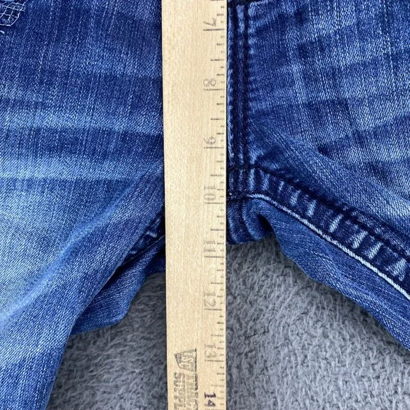 Miss Me Jeans‎ Womens 26 Signature Capri Embroidered Floral Distressed Denim - Picture 7 of 11